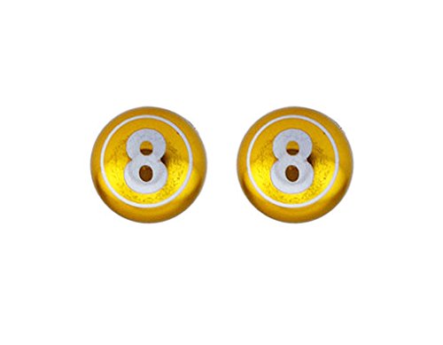 Lowrider Lucky Eight Mini Bike Bicycle Valve Cap Gold