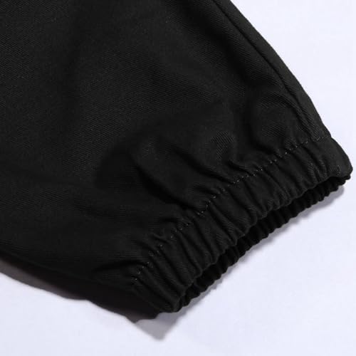 Boys Cargo Joggers Pants Elastic Waist Casual Jogging Trousers for Fall Winter Soft Warm Bottoms4