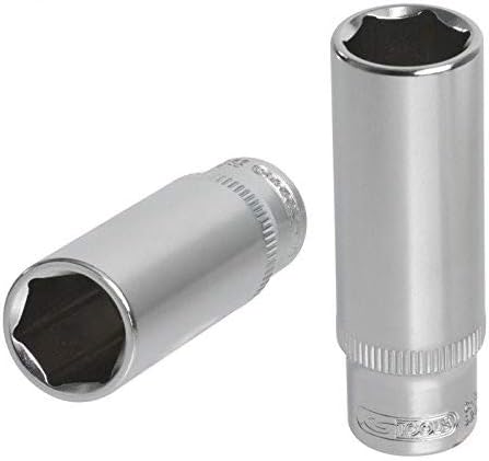KS Tools 922.1432 Long Ultimate 6-Point Socket 1/4 - 12 mm, Satin-finish Chrome