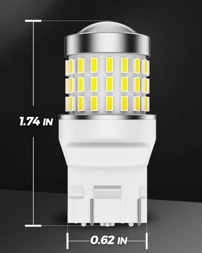 image for Torchbeam T20 7443 7440 LED Turn Signal Light Bulbs 7444NA 7442NAK, Am