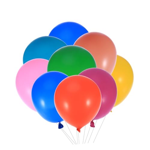POPETPOP 18 piezas Globos de Látex de Mezcla de Colores Redondos y Seguros para Decoración de Bodas y Fiestas Paquete de Unidades