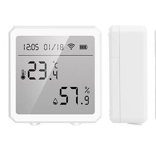 Czujnik temperatury i wilgotności WiFi ekran LCD aplikacja Tuya Smart Life