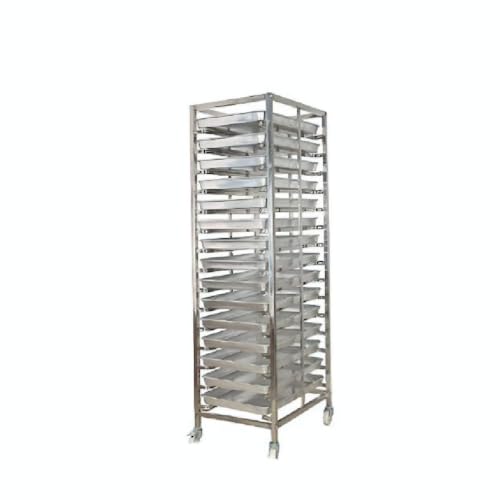 Baking Cart for Dim Sum and Dumplings 15 Layer TurboChef Compatible Mobile Tray Storage for Commercial Kitchens