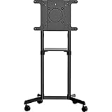 StarTech.com Mobile TV Cart - Portable Rolling TV Stand for 37-70" VESA Display (154lb/70kg) - TV St