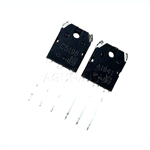 4PCS 2pairs 2SC5198 2SA1941 TO3P (2PCS A1941 + 2PCS C5198) TO-3P Transistor Original Authentic
