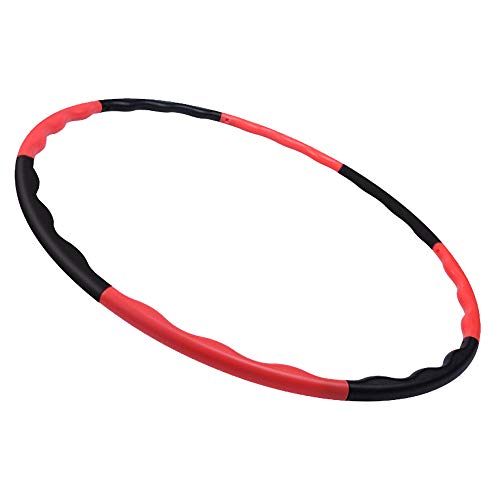 joofang 8 Teile Kinder Hula Hoop Reifen farbig, 80cm, 320g, Abnehmbar, Tragbar Reifen, zerlegbar, klein, für Training, Sport & Spiel, Gymnastik für 6-15 Jahre alte Kinder Cover