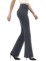 Glacspyg – Glacspyg Damen Yogahose Stretch Bootcut High Waist mit 4 Tas