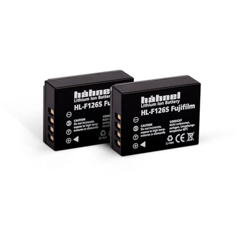 Hähnel - HL-F126s Fuji Type - Twin Pack - Accessoires pour appareils Photo - Deux Batteries Li-ION