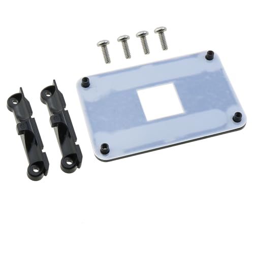 Placa de montaje soporte para ventilador CPU AMD AM4, radiador, placa trasera metálica miniatura 5
