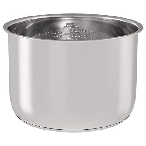 Sicheer Stainless Steel Inner Pot Replacement Insert Liner Accessory Compatible with Ninja Foodi 8 Quart Cover