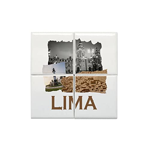 Carreaux céramique Lima Pérou idée cadeau originale pour passionné de voyage