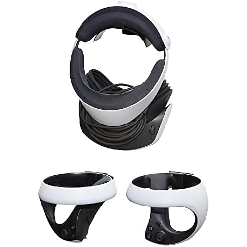 HIDEit Mounts Wall Mount for PSVR 2 - Bundle for PlayStation VR 2 and PSVR2 Sense Controllers - American Company - Not Compatible with Other VR Headsets