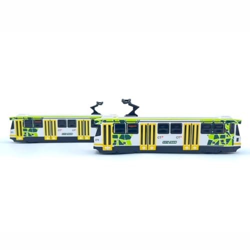 New City Tram Toy for Kids, Pull Back Action, Durable Quality, Excellent Body (Multicolor, Pack of: 1)