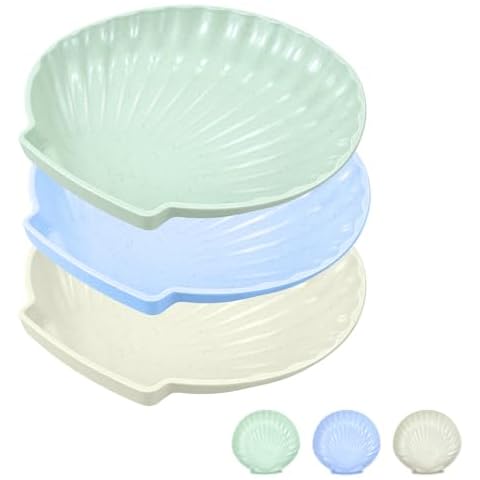 ZRIFAQESW Spoon Rest for Stove Top, 5.7 Inch Spoon Holder for Stove, Utensil Holder for Kitchen Counter, Stove Coffee Spoon Holder, 3 PCS Small Plastic Plates for Party, Small Appetizer Plates Cover