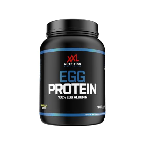 XXL Nutrition - Egg Protein - Eiklarpulver, Eiweißpulver, Ideal bei Laktoseintoleranz - Schokolade - 1000 Gramm