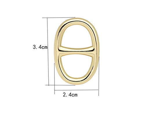 Vpang Oval Silk Scarf Clip Metallic Scarf Buckle Scarf Ring Silk Clasp Ring4