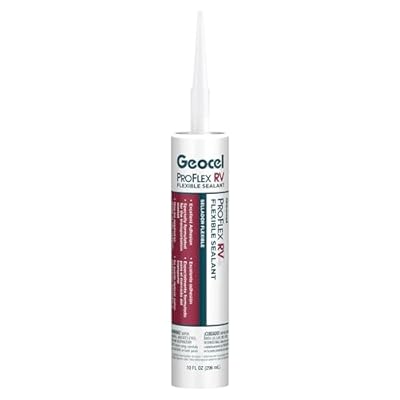 Geocel GC28100 Pro Flex RV Flexible Sealant - 10 oz., Clear