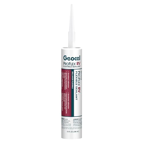 Geocel GC28100 Pro Flex RV Flexible Sealant - 10 oz. Clear