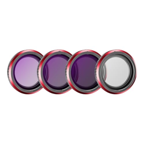Filtros ND8 ND16 ND32 kit 4 unidades de densidad neutra para video y camaras