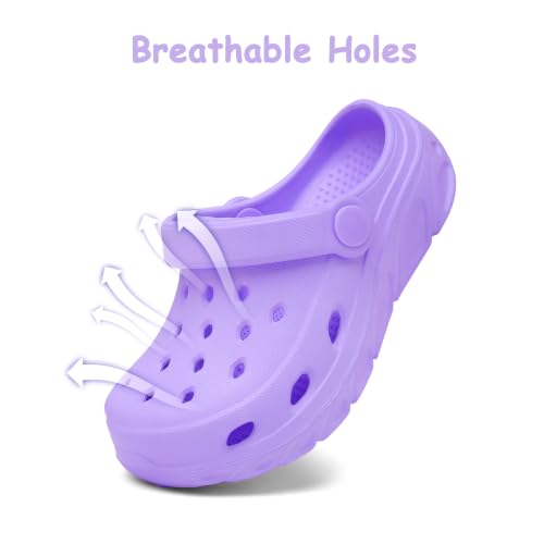 Image of AOVOG Kid Girls Boys Clogs Toddler Garden Shoes Slip On Shower Slide Sandals Beach Water Shoes