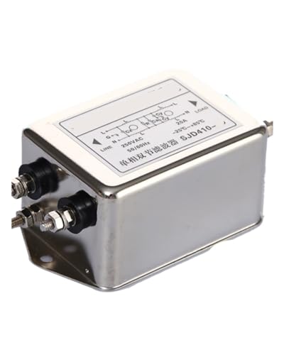 Filtre d'alimentation ca monophasé SJD410B 3A à deux et trois sections 220v