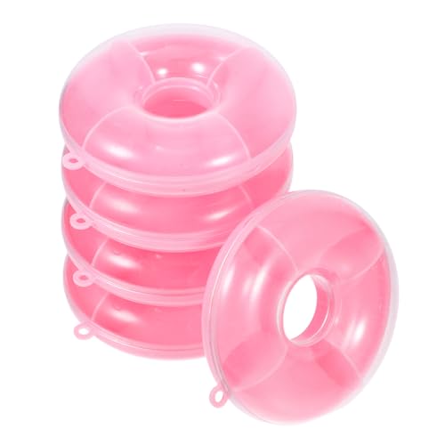 minkissy 5Pcs Translucent Storage Box for Multi Functional Organizer for Jewelry Hair Accessories and Small Items Durable Material for Safe and Convenient Use