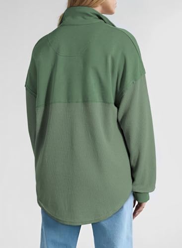 Image of SHEWIN Women Fall Sweatshirt Casual Half Zip Pullover Fall Top 2026 Clothes