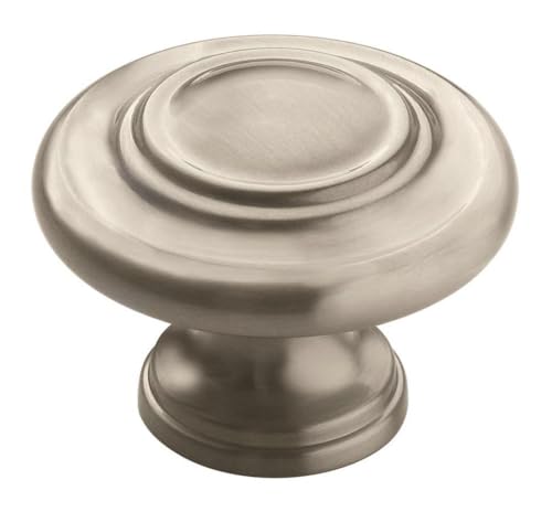Amerock 10 Pack 1-3/4" Round Inspirations Satin Nickel Cabinet Knob