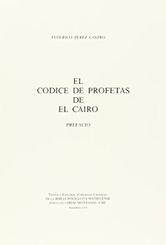 Hardcover El codice de profetas de el cairo,7. profetas menores Book