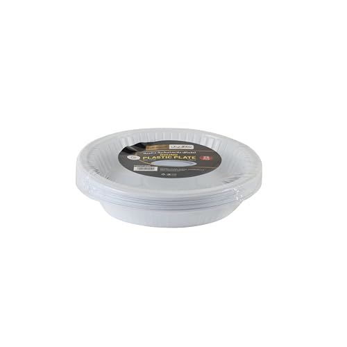Packwell Disposable plastic Plates 25 Pieces