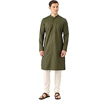 Manyavar Men’s Cotton Regular Kurta