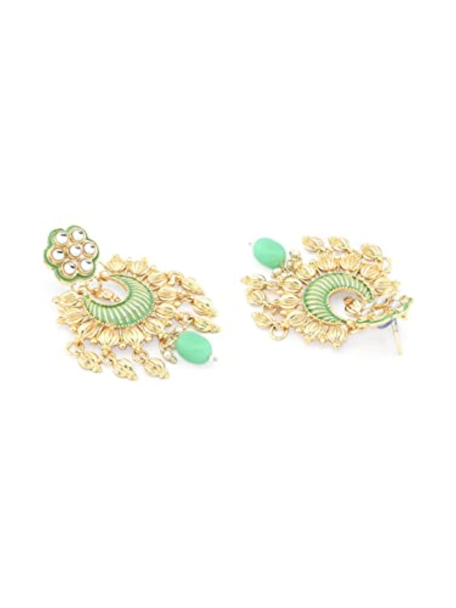 Bridal Choker Necklace Earring Maangtikka & Ring Set, Elegant