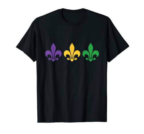 Mardis Gras "Fleur de Lis" T-Shirt T-Shirt Cover