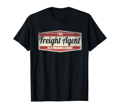 Funny Profession Quote Vintage Freight Agent Camiseta
