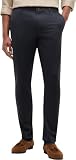 Tommy Hilfiger Herren Chino Hose Bleecker Printed Structure Slim Fit, Blau (Navy Blue), 34W/32L
