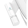 Ultra Slim Bidet Attachment PosteriorFeminine Wash Retractable Dual Nozzles Non Electric Bidet Attachment for Toilet Seat Adjustable Fresh Cold Water Pressure Stainless Steel Inlet White