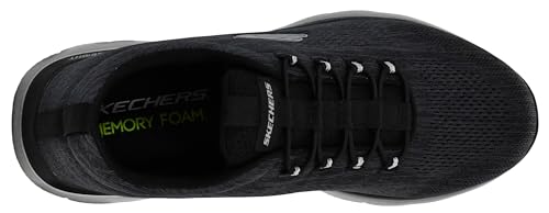 Image of Skechers Men's Summits Louvin Sneaker | Casual, Memory Foam, Machine Washable, Bungee Slip-On