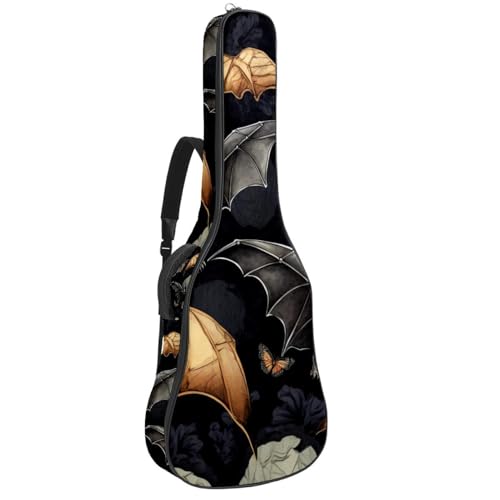 Étui guitare acoustique papillons pour transporter votre musique