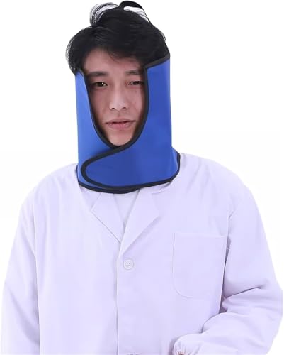 Collar de tiroides con proteccion contra la radiacion y gorra de plomo 0.35mmpb 2