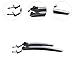 Lljsszr Mountain Bicycle Mudguard Set Cycling Accessories Mud Guard Replace Repairing Easy Installation Supplies Bike Mudflap, Black