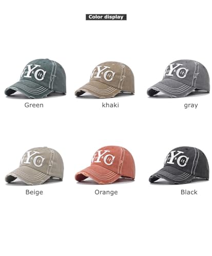 Gorra clásica de algodón bordada New York City talla L miniatura 3