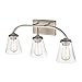 Millennium Lighting Josleen 3 Light Vanity Fixture in Satin Nickel