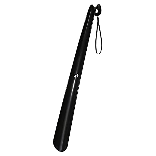 Nextnoid Shoe Horn Long Handle for Seniors - 17.5" Straight & Sturdy Long Shoe Horn for Men, Women & Kids (Pack of 1)