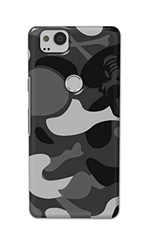Image of Printed Hard Back Cover Case for Google Pixel 2 Back Cover (Army Pattern) -702