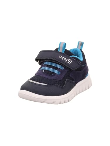 Superfit SPORT7 Mini Sneaker, Blau/Türkis 8010, 20 EU Weit
