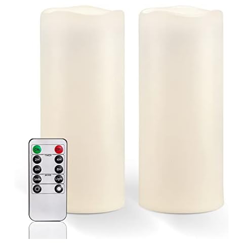 Homemory Large Waterproof Outdoor Flameless Candles Cover