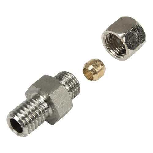 Tuerca M10 para termopar y sonda RTD con rosca M10x1.5 y paso de 5mm