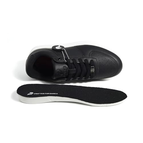 Image of Unisex Dance Sneakers Spin Sole Comfortable Men's and Women's Dance Shoes for Latin Dancing Bachata Salsa Line Dancing Swing Shuffling Hip Hop