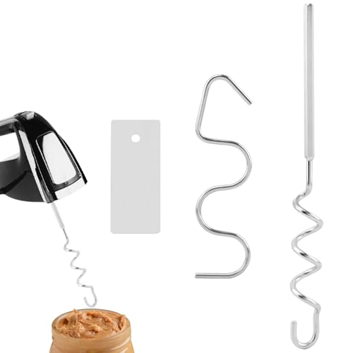 2 Pcs Peanut Butter Stirrer with 1pc Butter Spreader ,