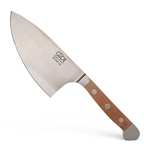 Couteau à herbes forgé GÜDE Shark 14 cm ALPHA-POIRE en bois de poirier de Solingen